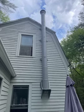 Wire brush on metal chimney -- how bad to use once more?