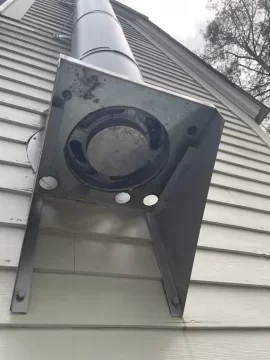 Wire brush on metal chimney -- how bad to use once more?