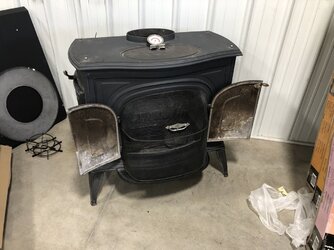 My new to me Vermont Defiant Parlor Stove