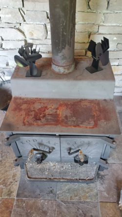 New to Woodstove Heating.. Questions about removing rust spots