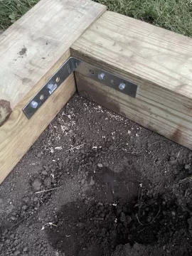 Garden 2x6 Raised bed rotted and fell over after 30 years