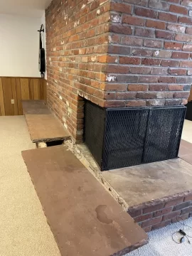 Massive hearth taking up too much space - okay to demo, and if so, how?