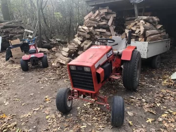 2 Case 446 Garden Tractors