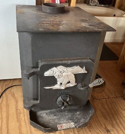 Old Frontier Wood Stove: Year?