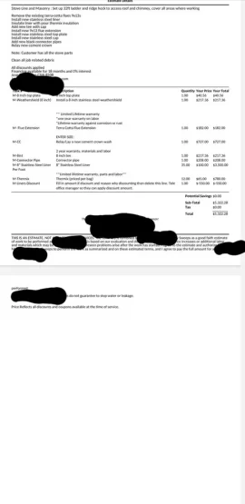 [Hearth.com] $8000 liner install?
