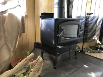 New wood stove install, safety question