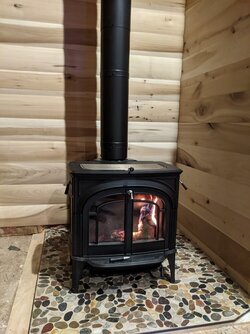 How to keep a wood burning stove from moving on floor, hearth floor, tile etc