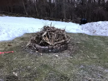 What do you do with all the garbage wood?