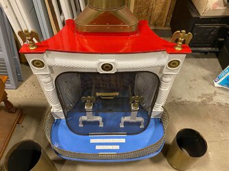 Most unusual stove you'll ever see: Portland Stove Foundry Bicentennial stove. One of 2 made!