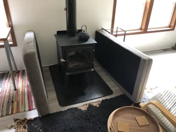 Adding half walls around my stove