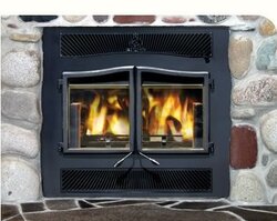 Efficient zero clearance fireplace