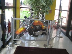 Metal Sculpture - motorcycles from California
