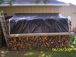 HOW I COVERED MY WOOD PILES