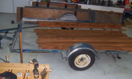 [Hearth.com] Trailer needs work  Move axle back?, new wood deck?