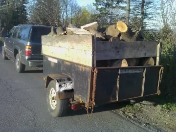 [Hearth.com] Trailer needs work  Move axle back?, new wood deck?