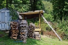 New wood shed build