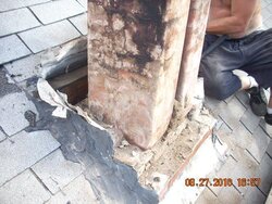 chimney tear down and rebuild