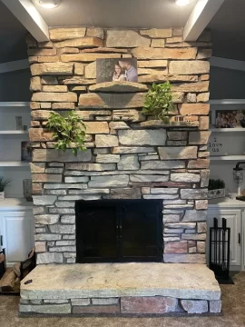 Fix fireplace, not use an insert