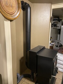 Help with stove pipe options for my setup thanks