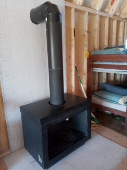 Insulation for used wood fireplace