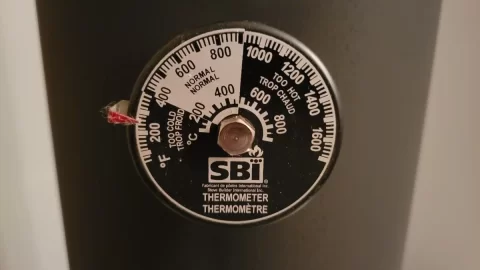 My probe thermometer at resting state