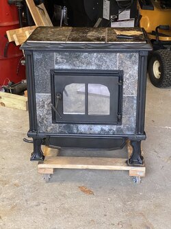 Installing a wood stove through a chimney