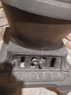 Looking for info and maybe a lower draft plate for a very old Clover potbelly
