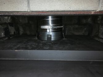How to connect flue liner to Regency insert