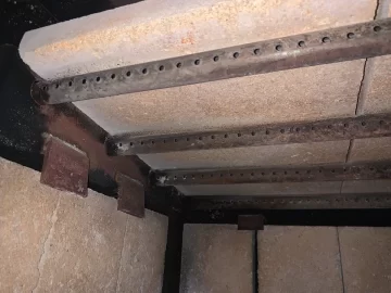 Wood Stove Insert with Air Leaks