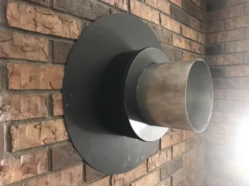 [Hearth.com] Olympia insulated wall thimble cutting inner pipe length?