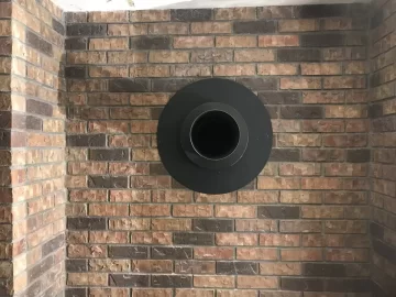 [Hearth.com] Olympia insulated wall thimble cutting inner pipe length?