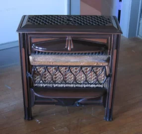 What's the deal with this 1930's fireplace?