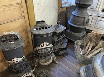 Saw some pretty cool stoves today.