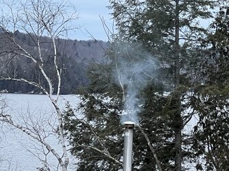 Smoke with cat engaged - Chinook
