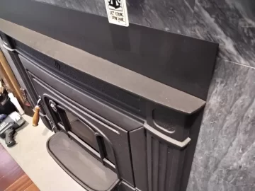 [Hearth.com] elevating flush mount insert to deal with gap?