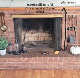 Non-combustile Mantle and Top Wall Clearance