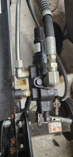 Remounting my leaking splitter valve