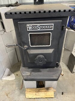 1979 Classic WoodStocker Steel Wood/Coal stove