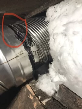 [Hearth.com] Gap between liner and stove connector (insert install)