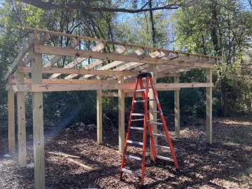 vbu wood shed build