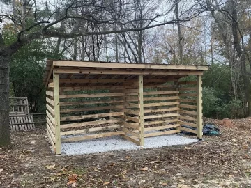 vbu wood shed build