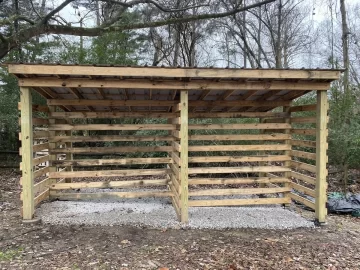 vbu wood shed build