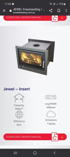 Double sided fireplace