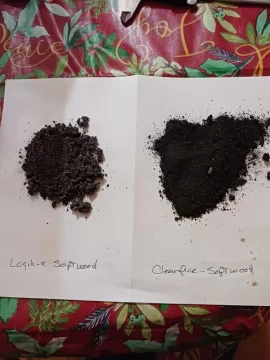 Newbie Comparing Brands, Logik-Softwood vs. Cleanfire Softwood.