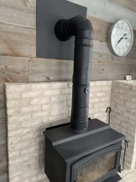 Ash clogging flue?