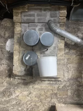 Ash clogging flue?