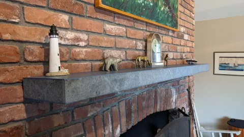 Non-combustible mantels