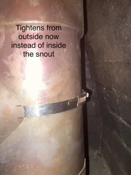 Cleaning chimney pipe