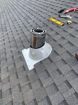 Installed chimney flashing today, how's it look?