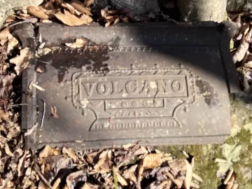 I found a side of an old wood stove